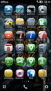 Predator theme screenshot