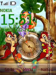 Chip and Dale tema screenshot