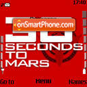 Capture d'écran 30 Seconds To Mars thème
