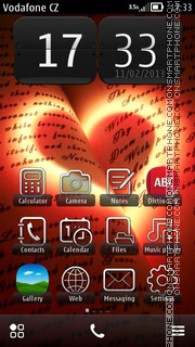 Heart 25 tema screenshot