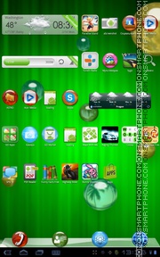 Marble Colorful tema screenshot