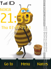 Animated Bee 01 es el tema de pantalla
