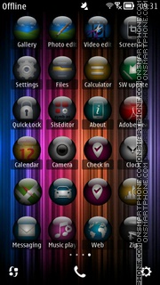 HD Colors theme screenshot