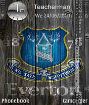 Everton Logo tema screenshot