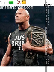 WWE The Rock tema screenshot