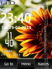 Capture d'écran Sunflower Digital thème