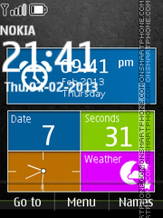 Lumia Style SWF tema screenshot