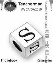 Letter S Cube theme screenshot
