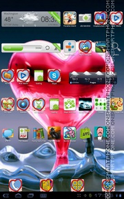 Heart One tema screenshot