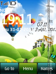 Balloon Digital tema screenshot