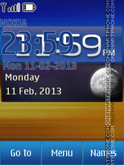 Samsung Galaxy Widget es el tema de pantalla