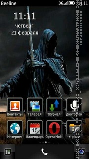 Ringwraith theme screenshot