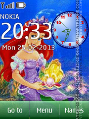 The Little Mermaid Ariel tema screenshot