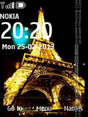 Paris tema screenshot