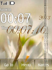 Snowdrops tema screenshot