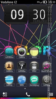 Just Color tema screenshot