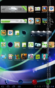 Neon Galaxy S3 es el tema de pantalla