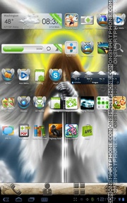 Free Angel tema screenshot