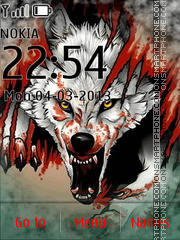 Wolf tema screenshot