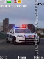 Скриншот темы Chevrolet Caprice Police Car