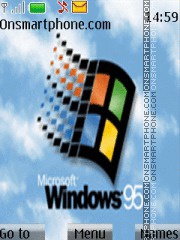 Windows 95 es el tema de pantalla