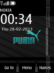 Capture d'écran Puma Dark thème