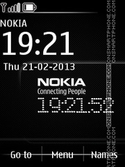 Nokia Carbonic theme screenshot