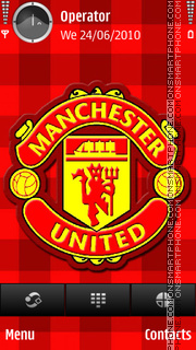 Manchester United tema screenshot