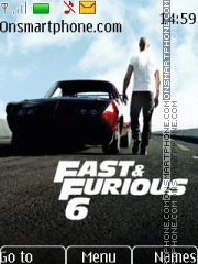 Capture d'écran Fast and Furious 6 thème