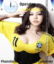 Скриншот темы Brazilgirl