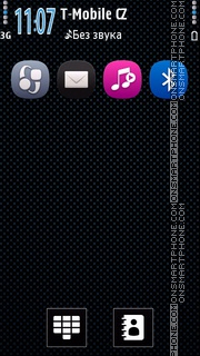 Blue vs Black. tema screenshot