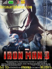 Скриншот темы Iron Man 3