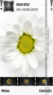 White Flower theme screenshot