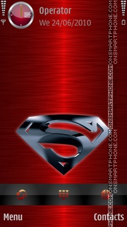 Superman 3D theme screenshot