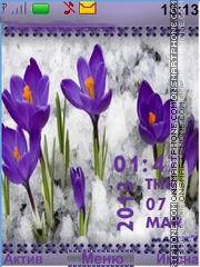 Capture d'écran Flowers Spring thème