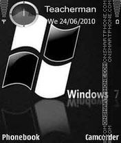 Windows 7 Black es el tema de pantalla