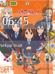 Скриншот темы K-ON