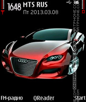 Audi-red es el tema de pantalla