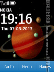 Saturn tema screenshot