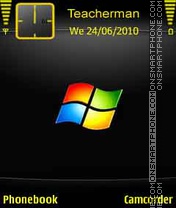 Capture d'écran Glowing Windows thème