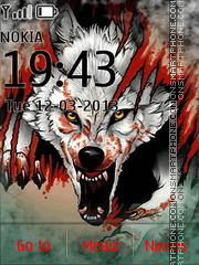 Wolf tema screenshot