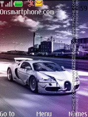 Bugatti Sports Car es el tema de pantalla