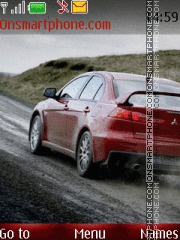 Capture d'écran Mitsubishi Lancer Evolution X 01 thème