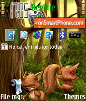 Belochky tema screenshot