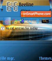 Windows Xp Neon Stile theme screenshot