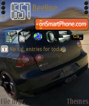 VW Golf Gti 2.0Tfsi theme screenshot