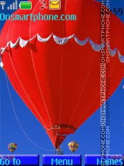Скриншот темы Balloons In Sky