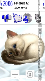 Siamese Cat tema screenshot