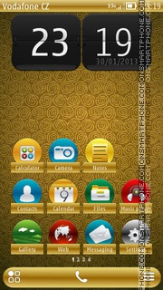 Espiro Gold Belle theme screenshot