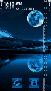 Capture d'écran MoonLight Night thème